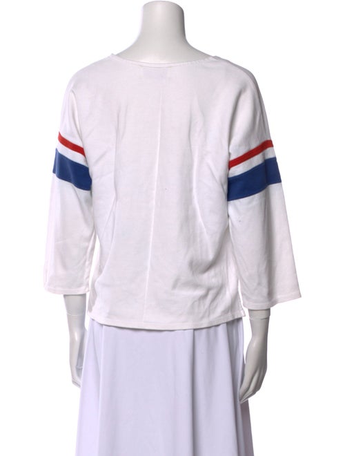 La Ligne Striped Bateau Neckline Top