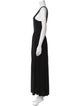 La Ligne Square Neckline Long Dress