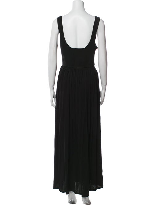 La Ligne Square Neckline Long Dress