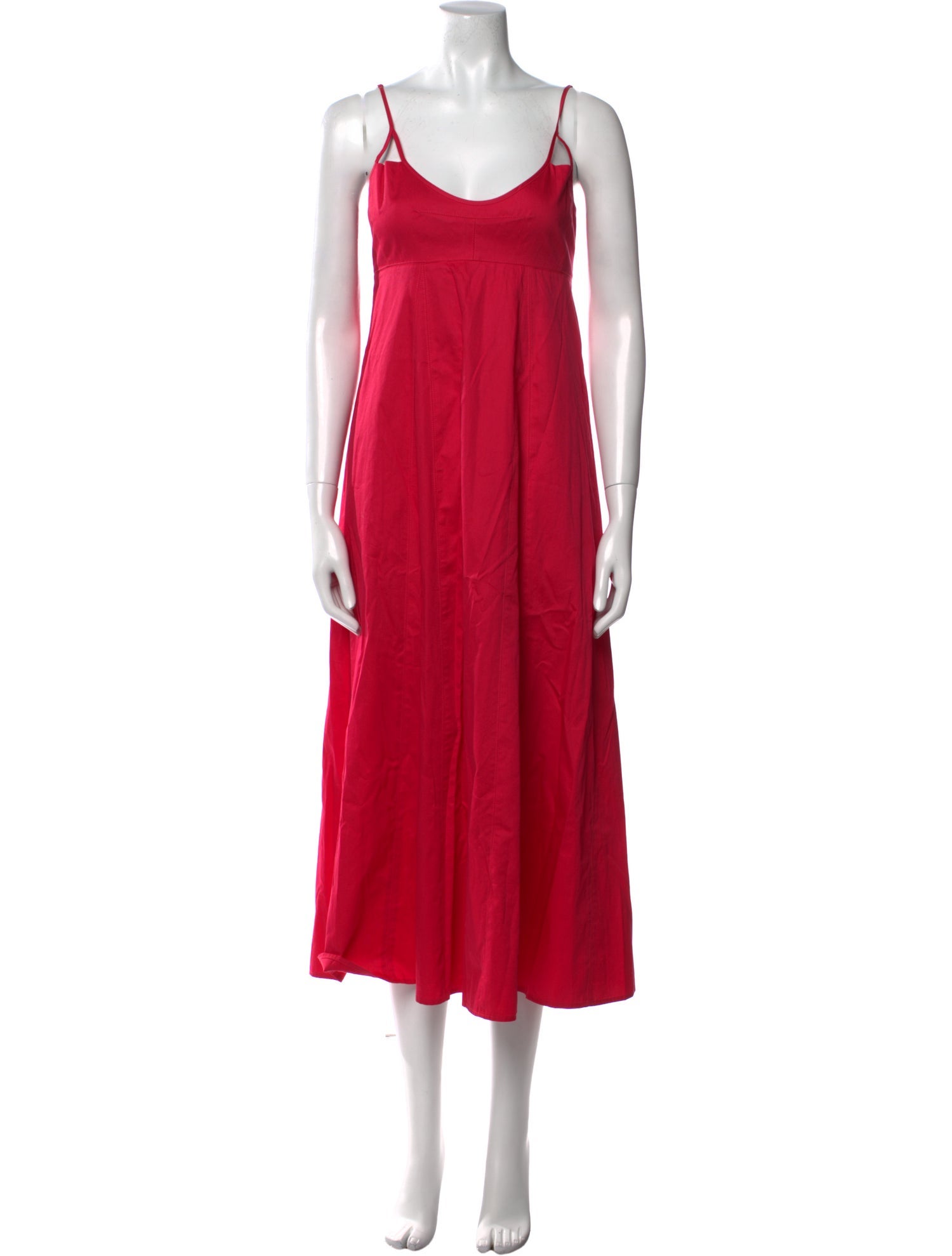 La Ligne Scoop Neck Midi Length Dress