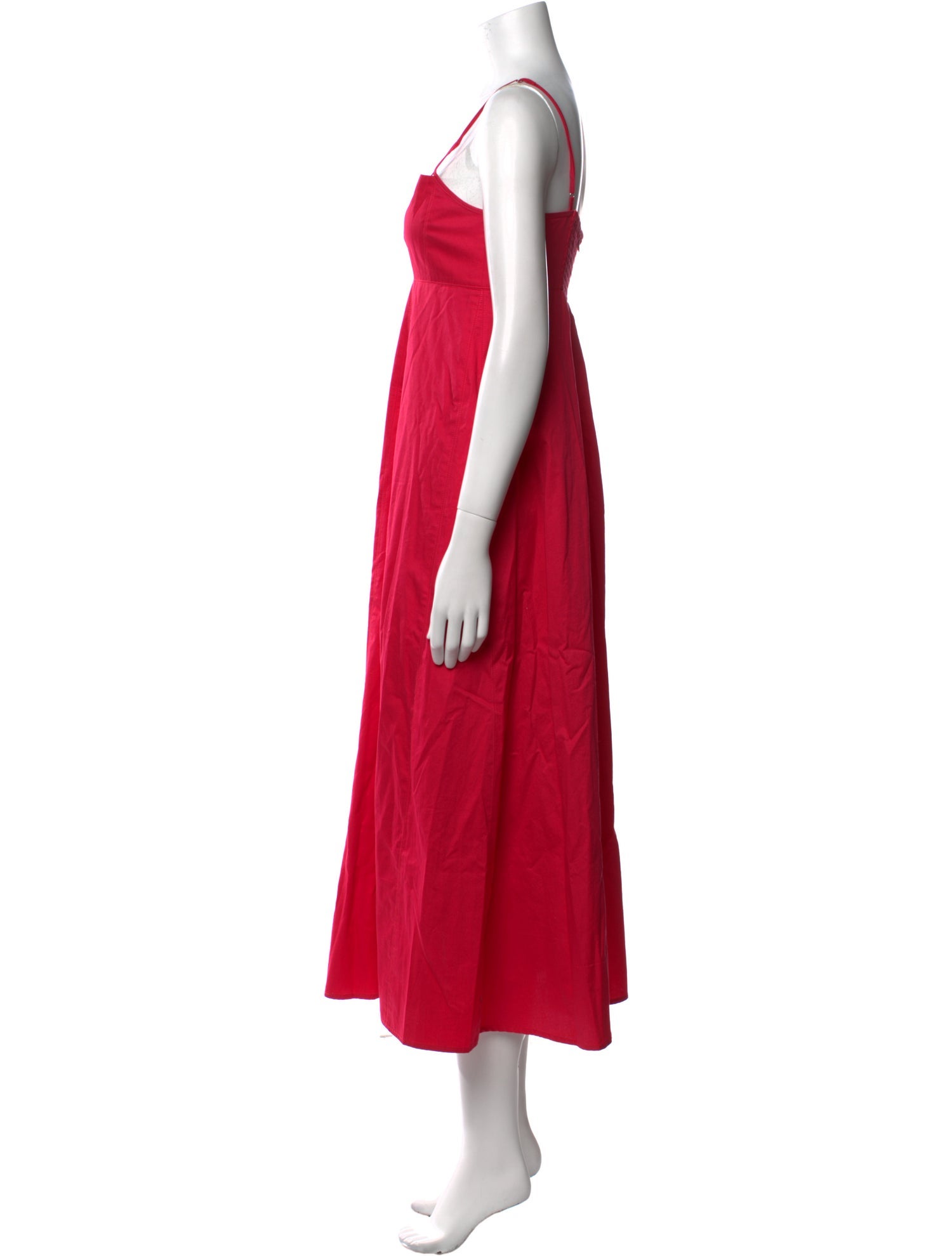 La Ligne Scoop Neck Midi Length Dress