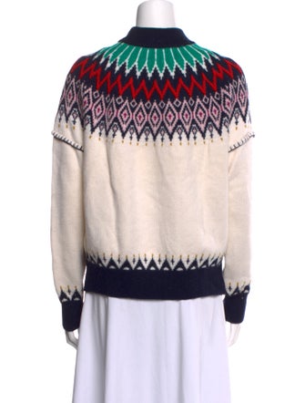 La Ligne Merino Wool Printed Sweater