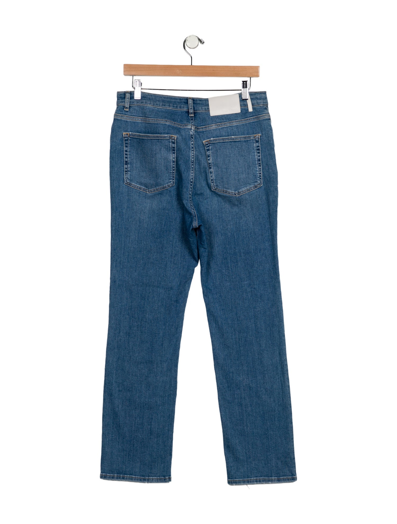 La Ligne High-Rise Straight Leg Jeans