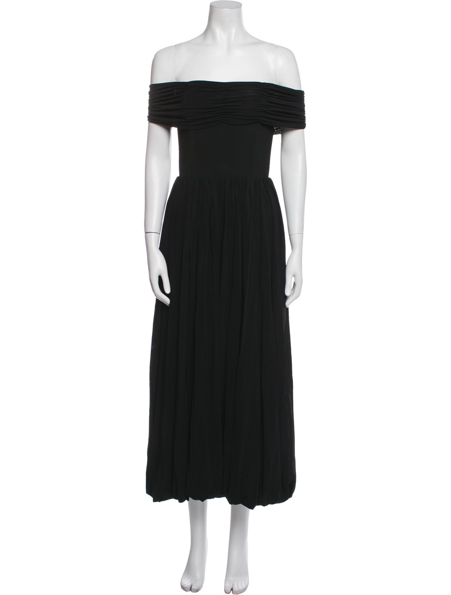 La Ligne Off-The-Shoulder Midi Length Dress