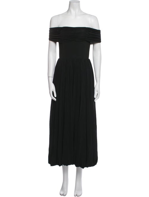 La Ligne Off-The-Shoulder Midi Length Dress