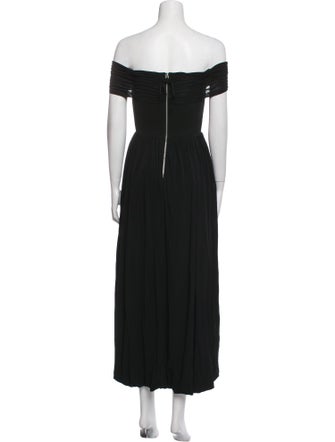 La Ligne Off-The-Shoulder Midi Length Dress