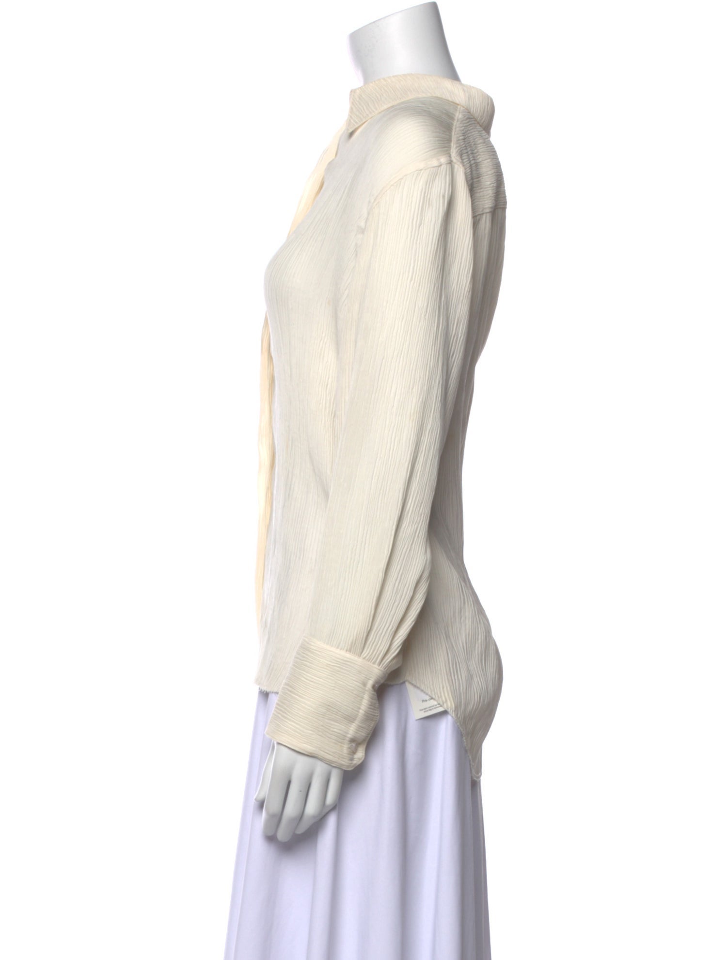 La Ligne Long Sleeve Button-Up Top