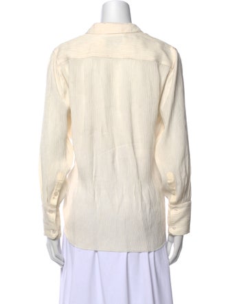 La Ligne Long Sleeve Button-Up Top