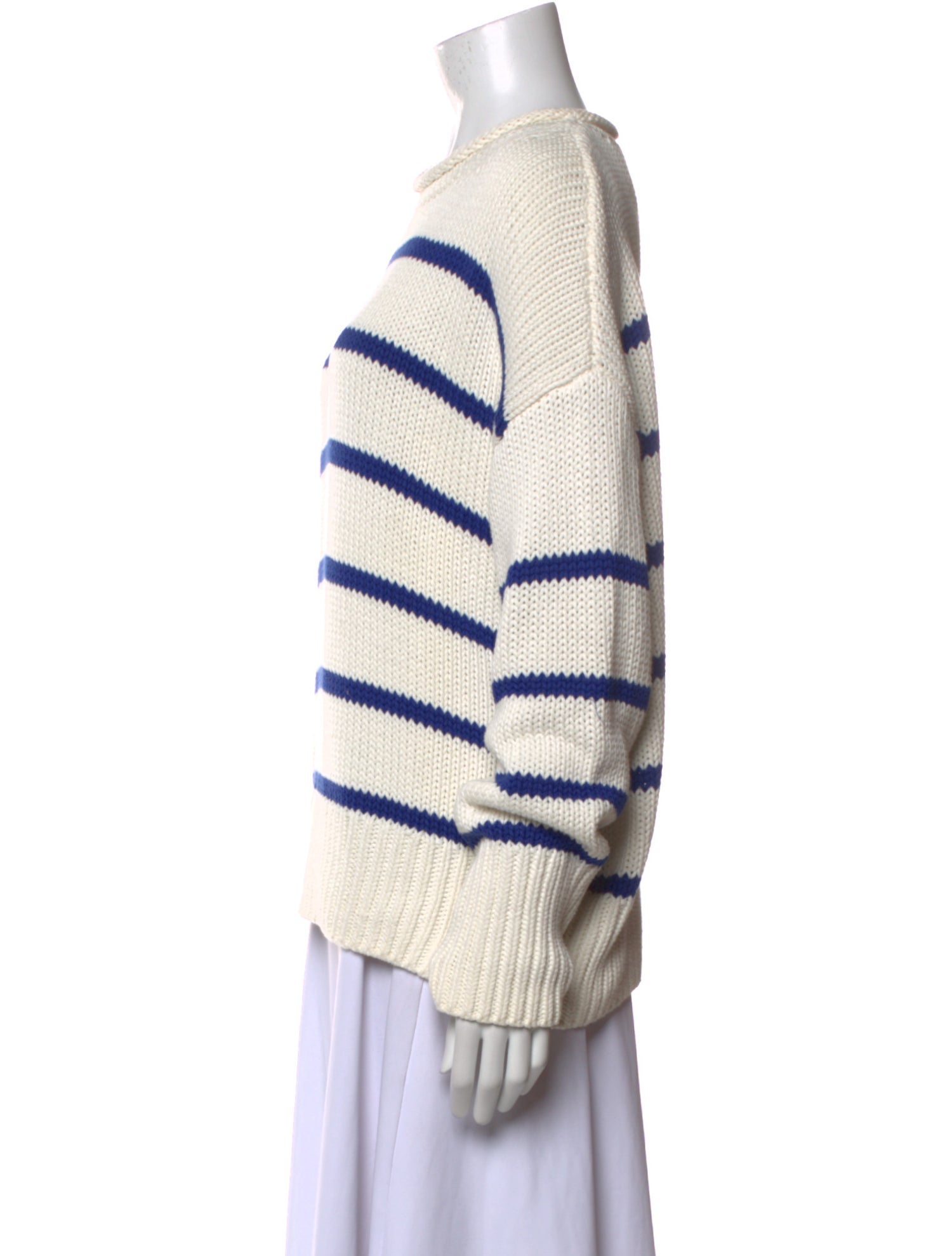 La Ligne Striped Crew Neck Sweater