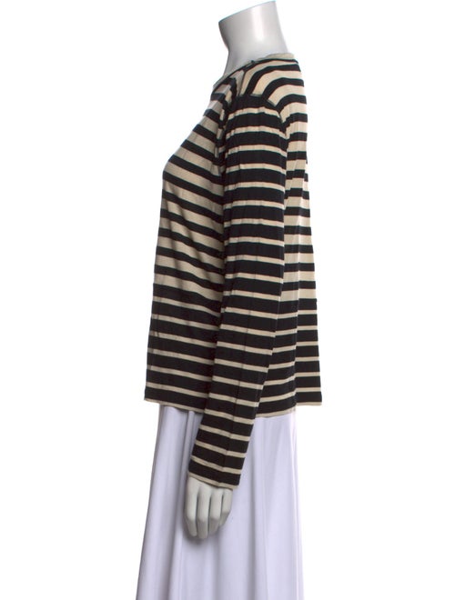 La Ligne Striped Crew Neck Top