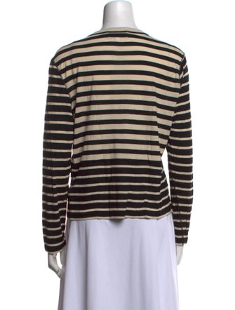 La Ligne Striped Crew Neck Top
