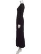 La Ligne Square Neckline Long Dress
