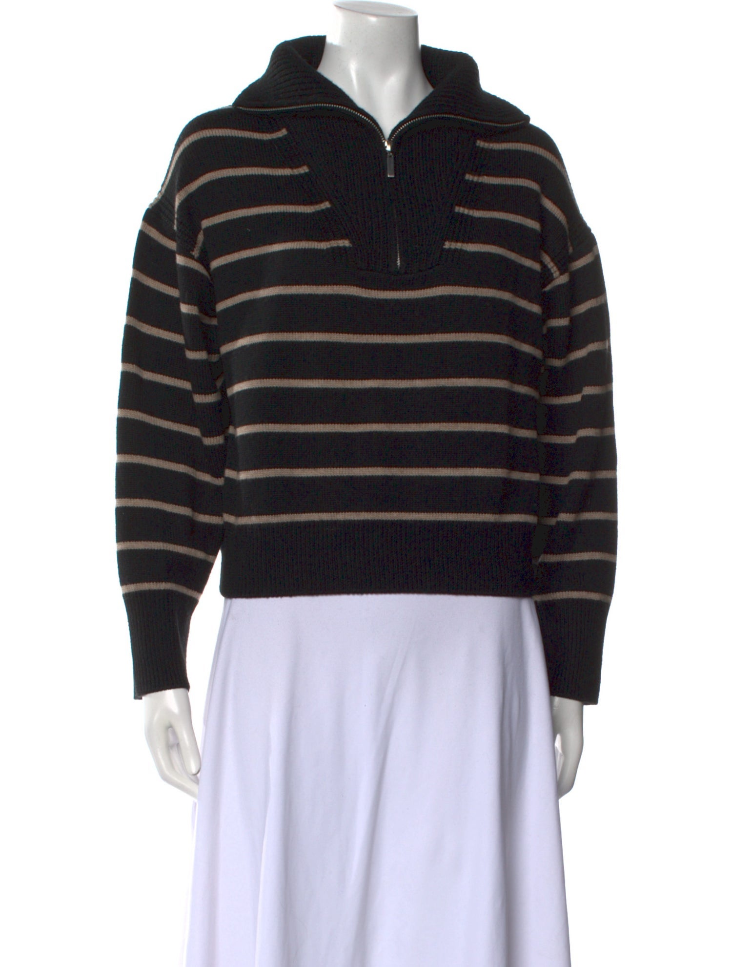 La Ligne Merino Wool Striped Sweater