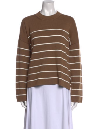 La Ligne Striped Crew Neck Top