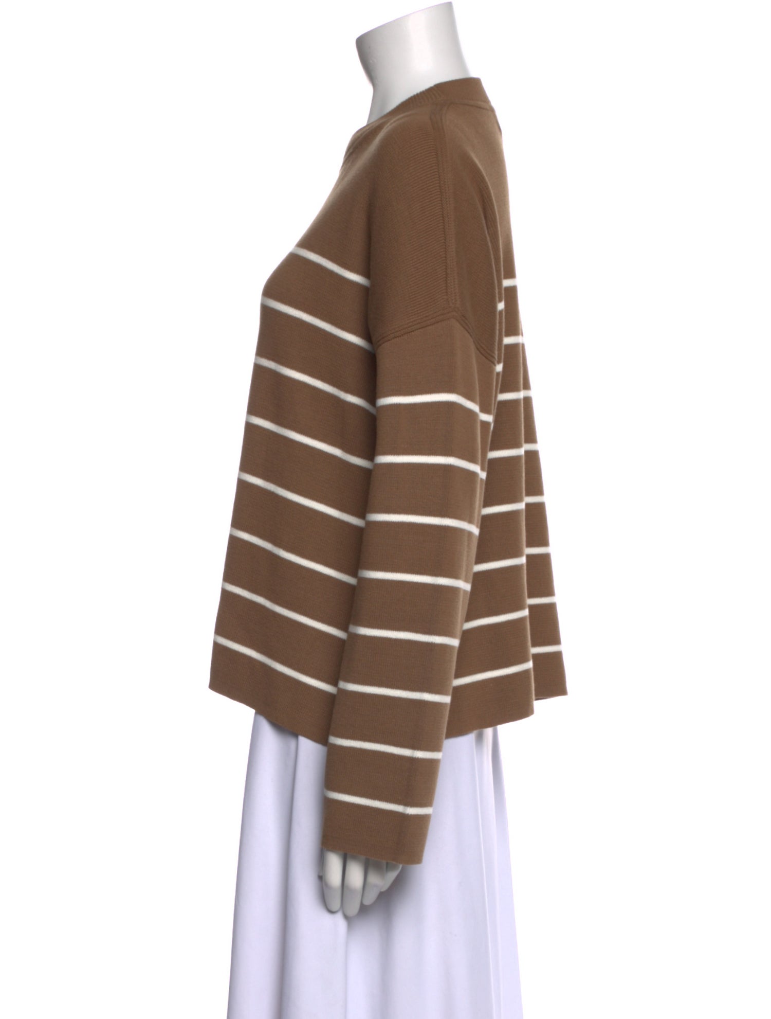 La Ligne Striped Crew Neck Top