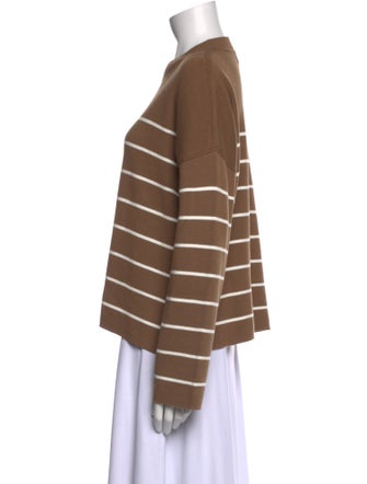 La Ligne Striped Crew Neck Top