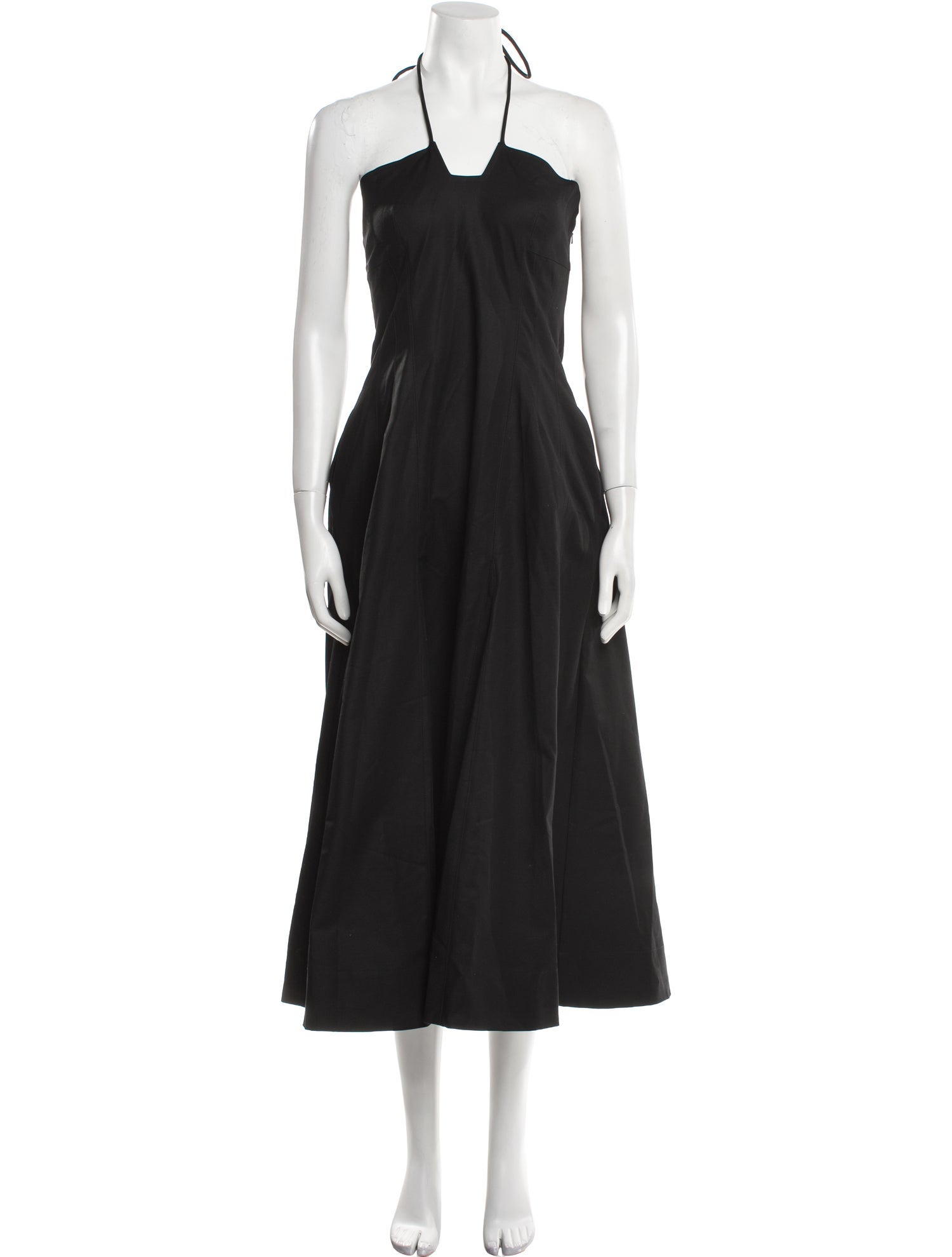 La Ligne Halterneck Long Dress