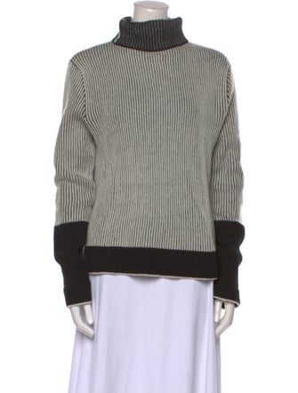 La Ligne Cashmere Colorblock Pattern Sweater