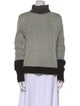 La Ligne Cashmere Colorblock Pattern Sweater