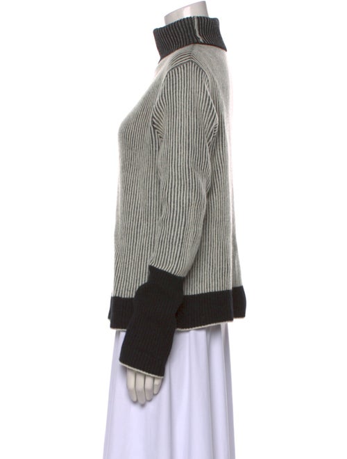 La Ligne Cashmere Colorblock Pattern Sweater