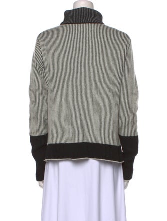 La Ligne Cashmere Colorblock Pattern Sweater