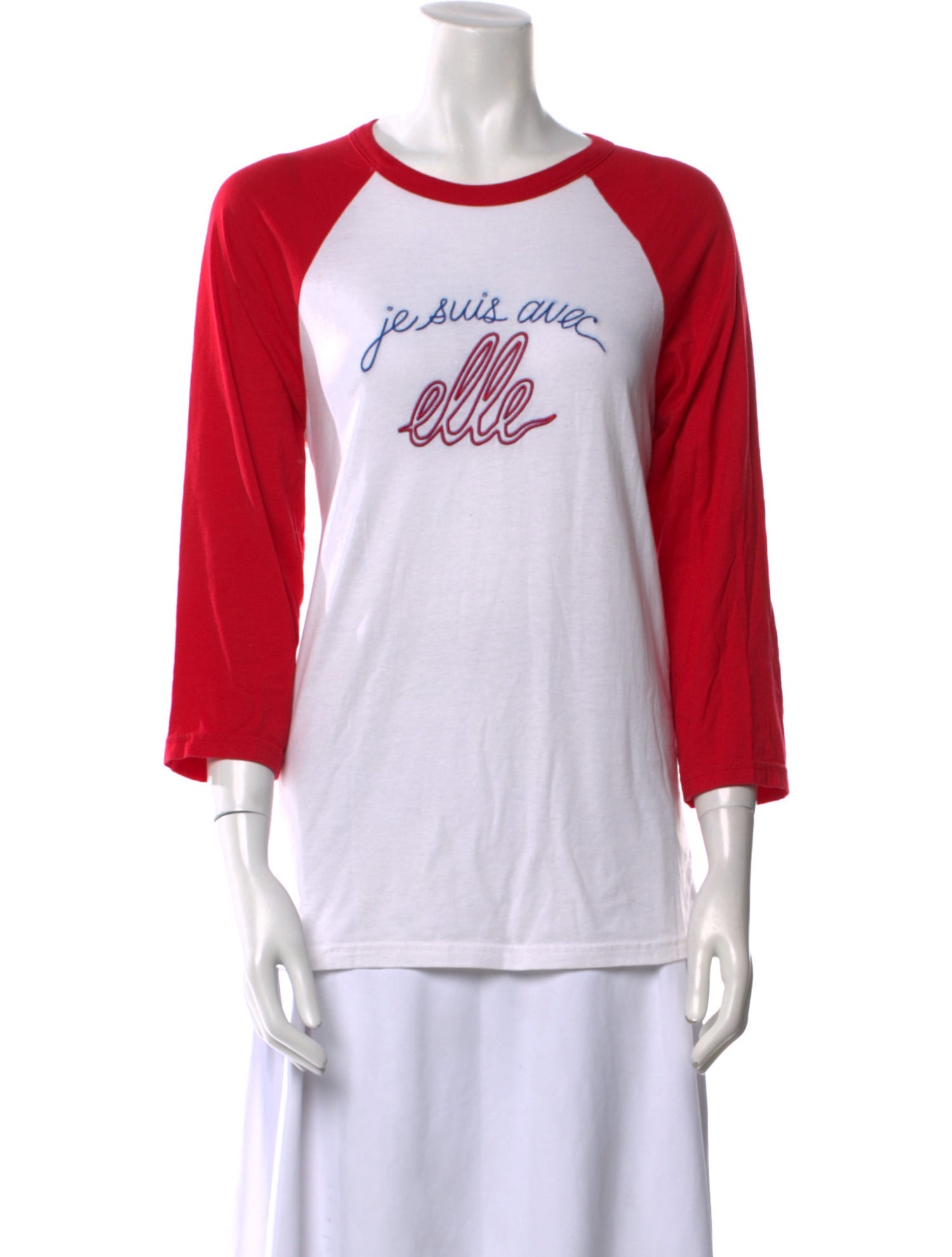 La Ligne Graphic Print Crew Neck T-Shirt