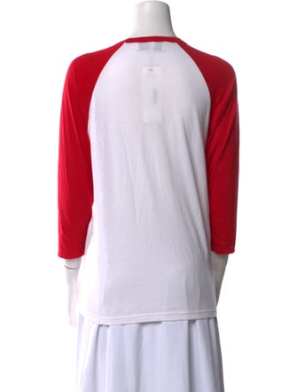 La Ligne Graphic Print Crew Neck T-Shirt