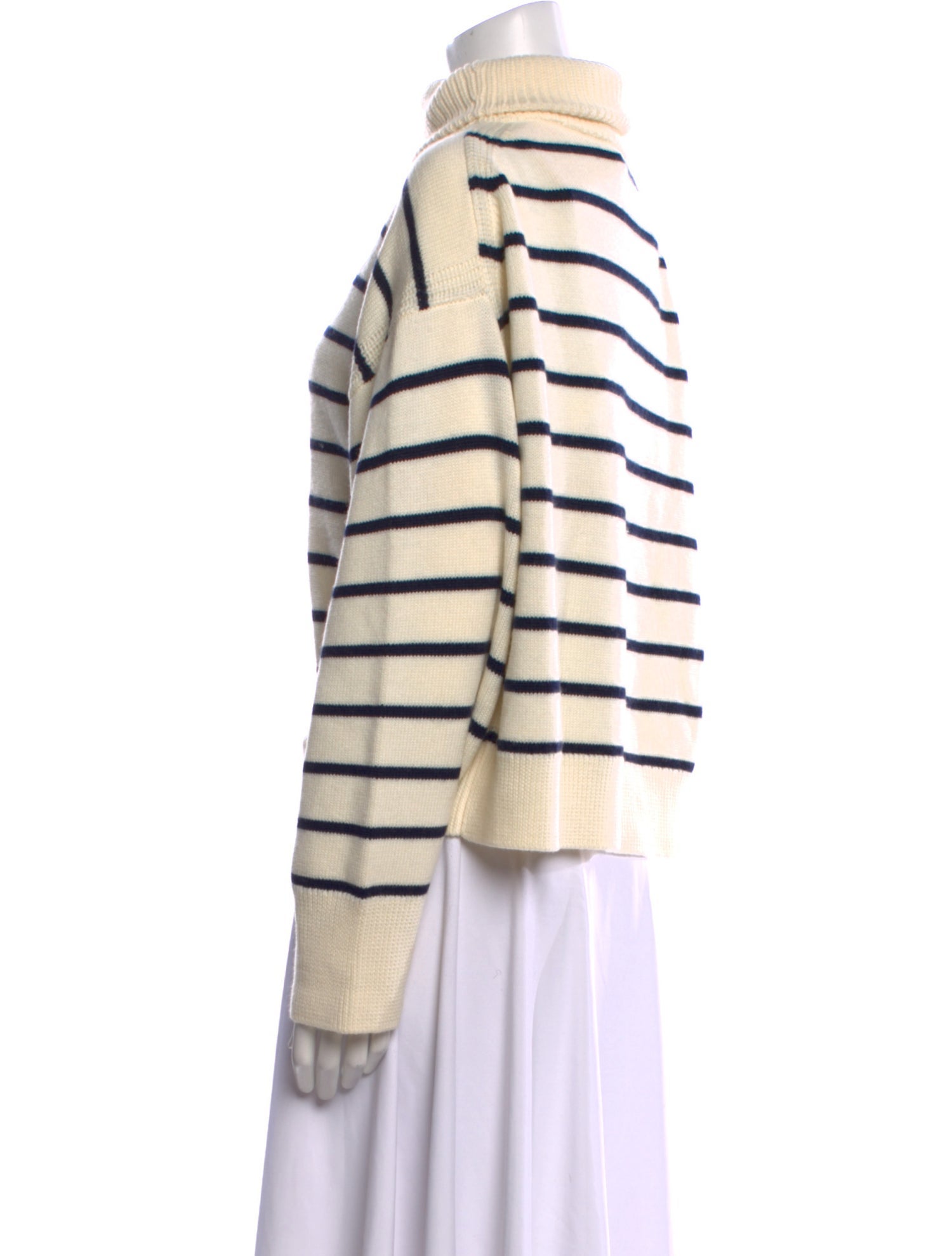 La Ligne Merino Wool Striped Sweater w/ Tags