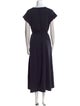 La Ligne Crew Neck Midi Length Dress