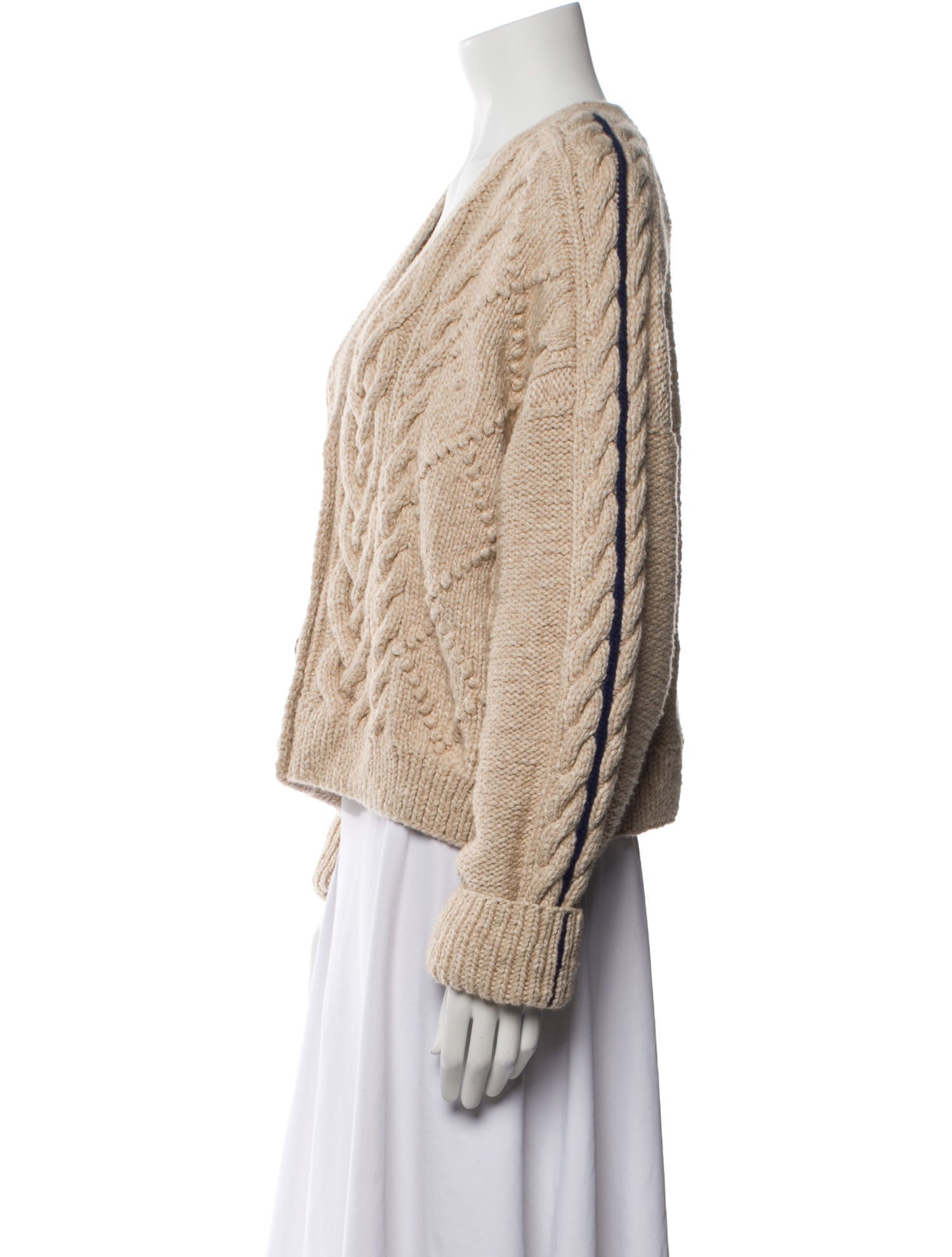 La Ligne Baby Alpaca V-Neck Sweater