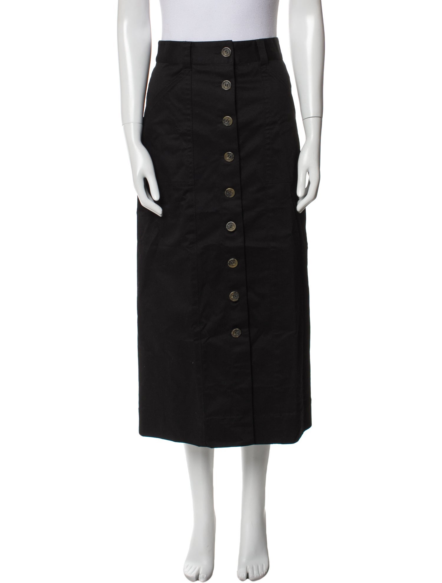 La Ligne Midi Length Skirt