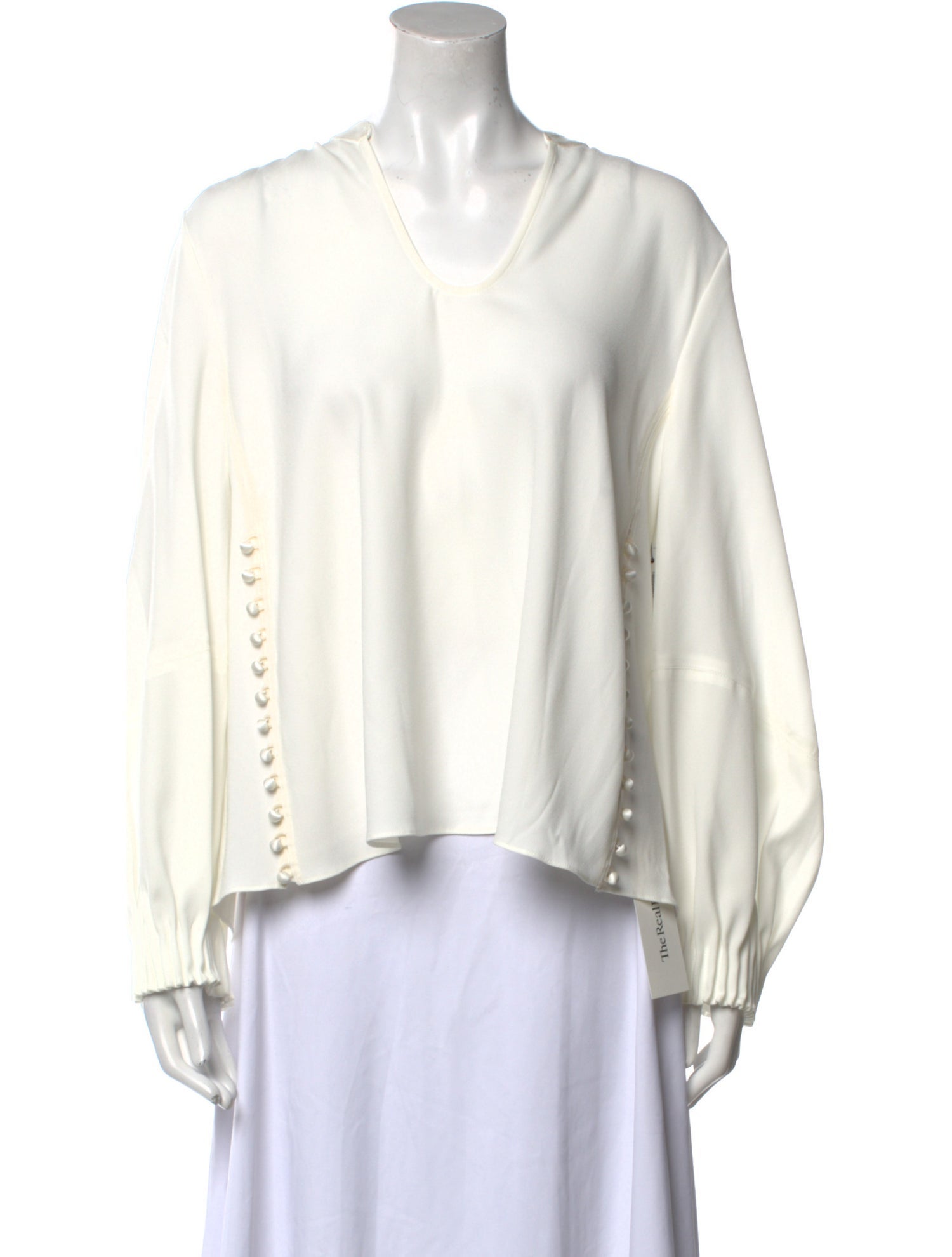 La Ligne V-Neck Long Sleeve Blouse w/ Tags