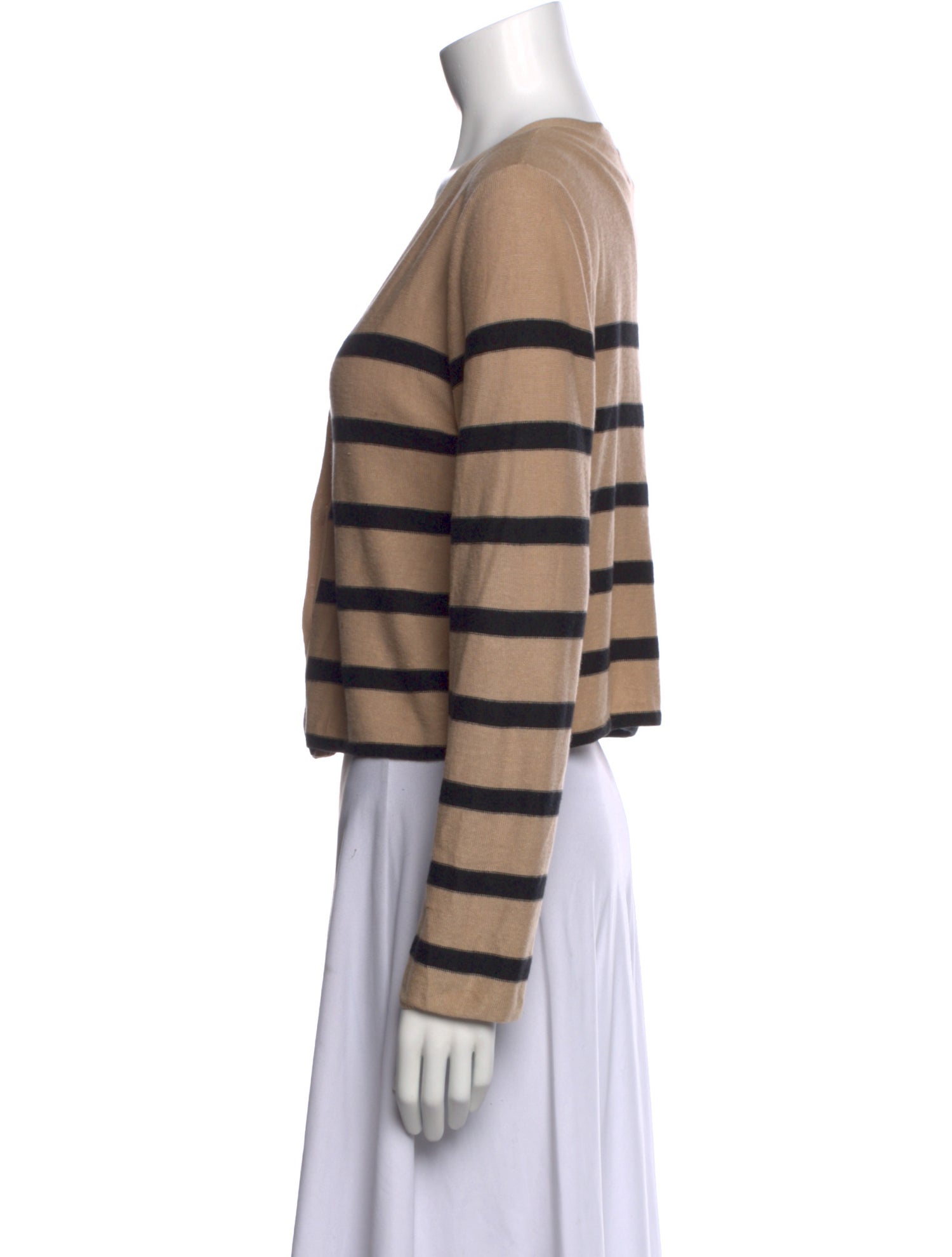 La Ligne Striped V-Neck Sweater