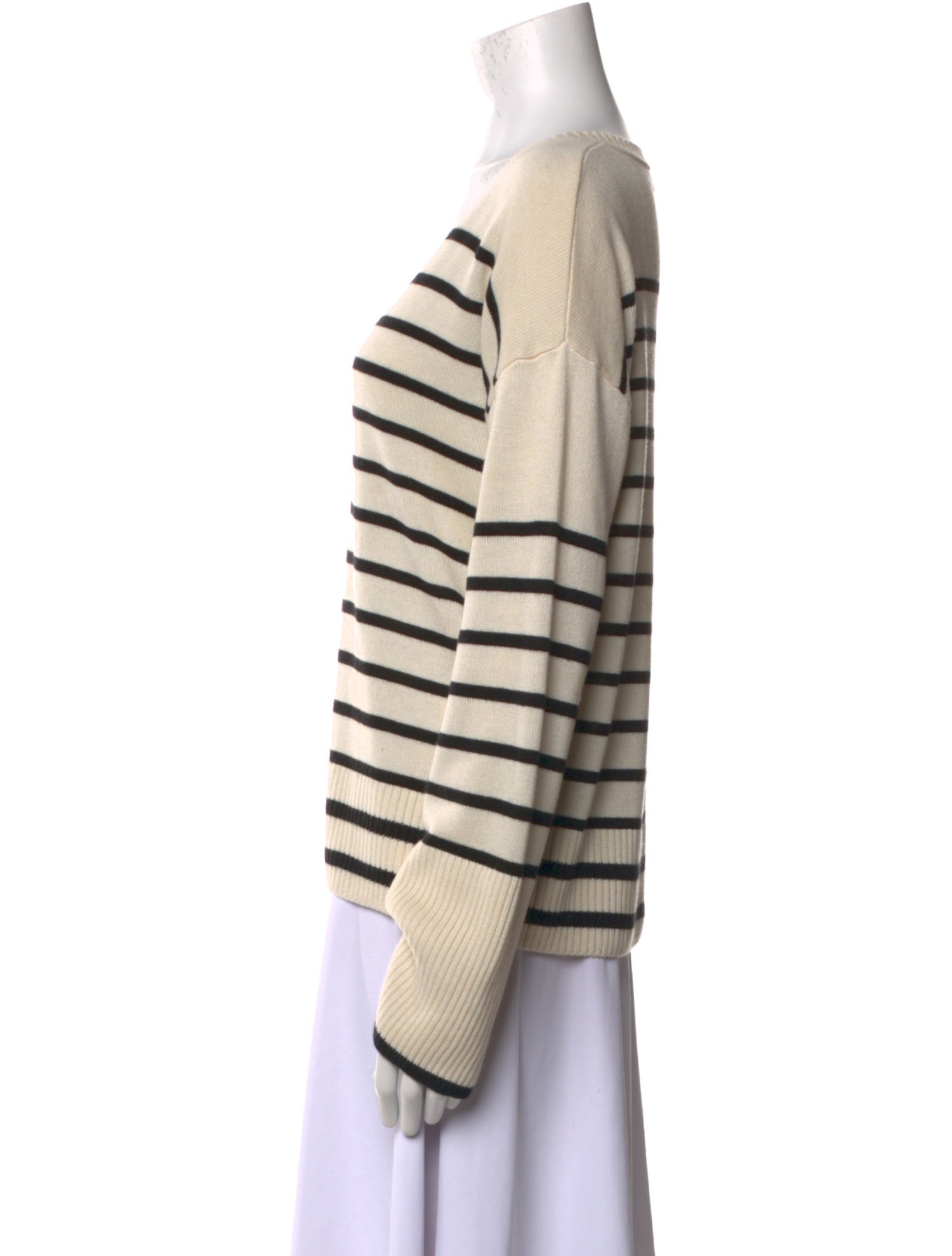 La Ligne Silk Striped Sweater