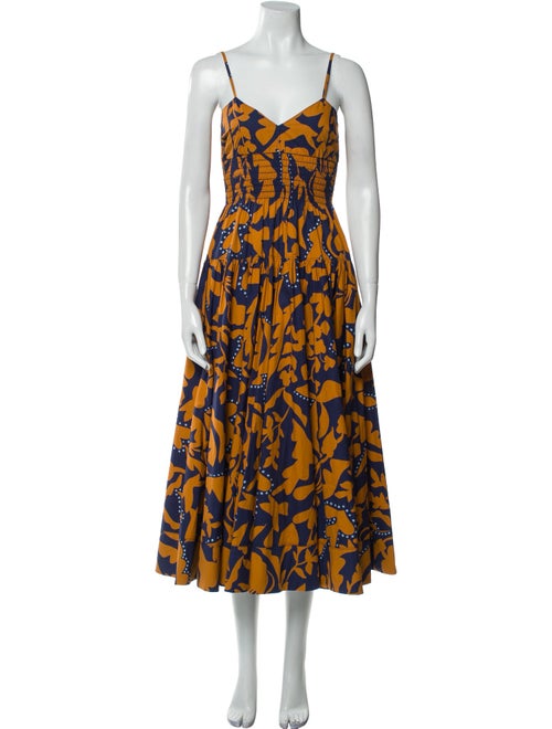 La Ligne Printed Midi Length Dress