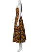 La Ligne Printed Midi Length Dress