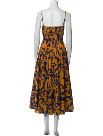 La Ligne Printed Midi Length Dress