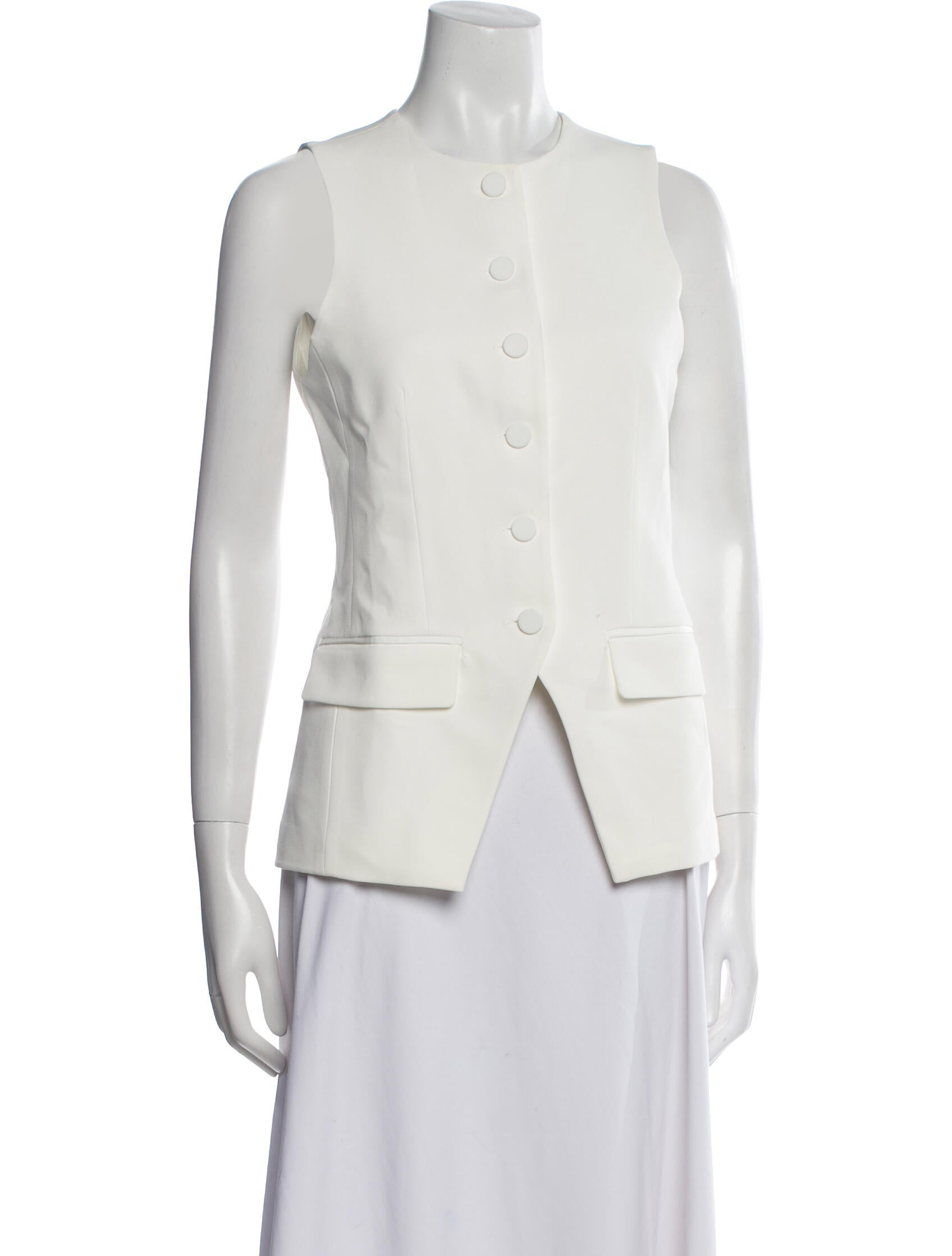 La Ligne Crew Neck Sleeveless Button-Up Top w/ Tags