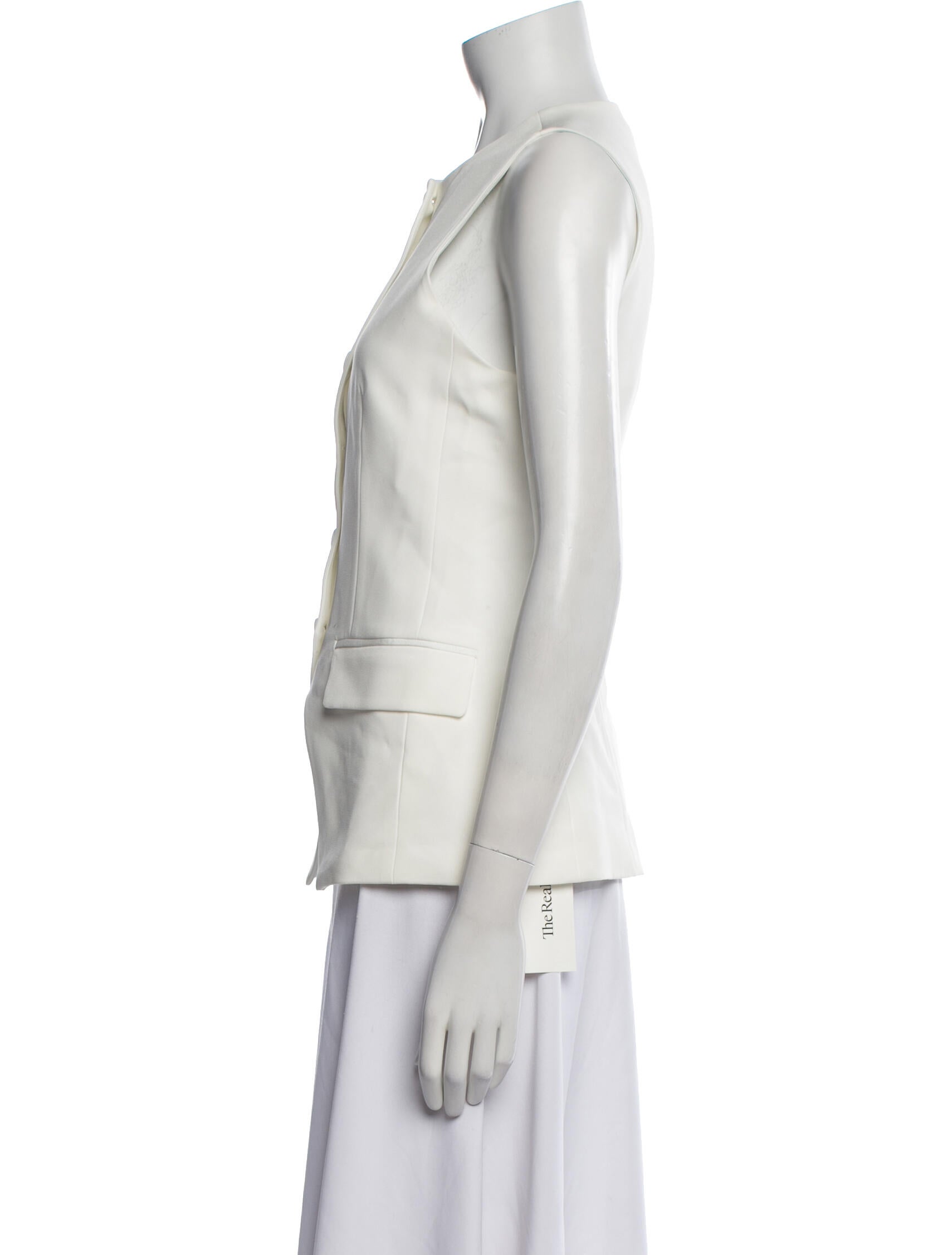 La Ligne Crew Neck Sleeveless Button-Up Top w/ Tags