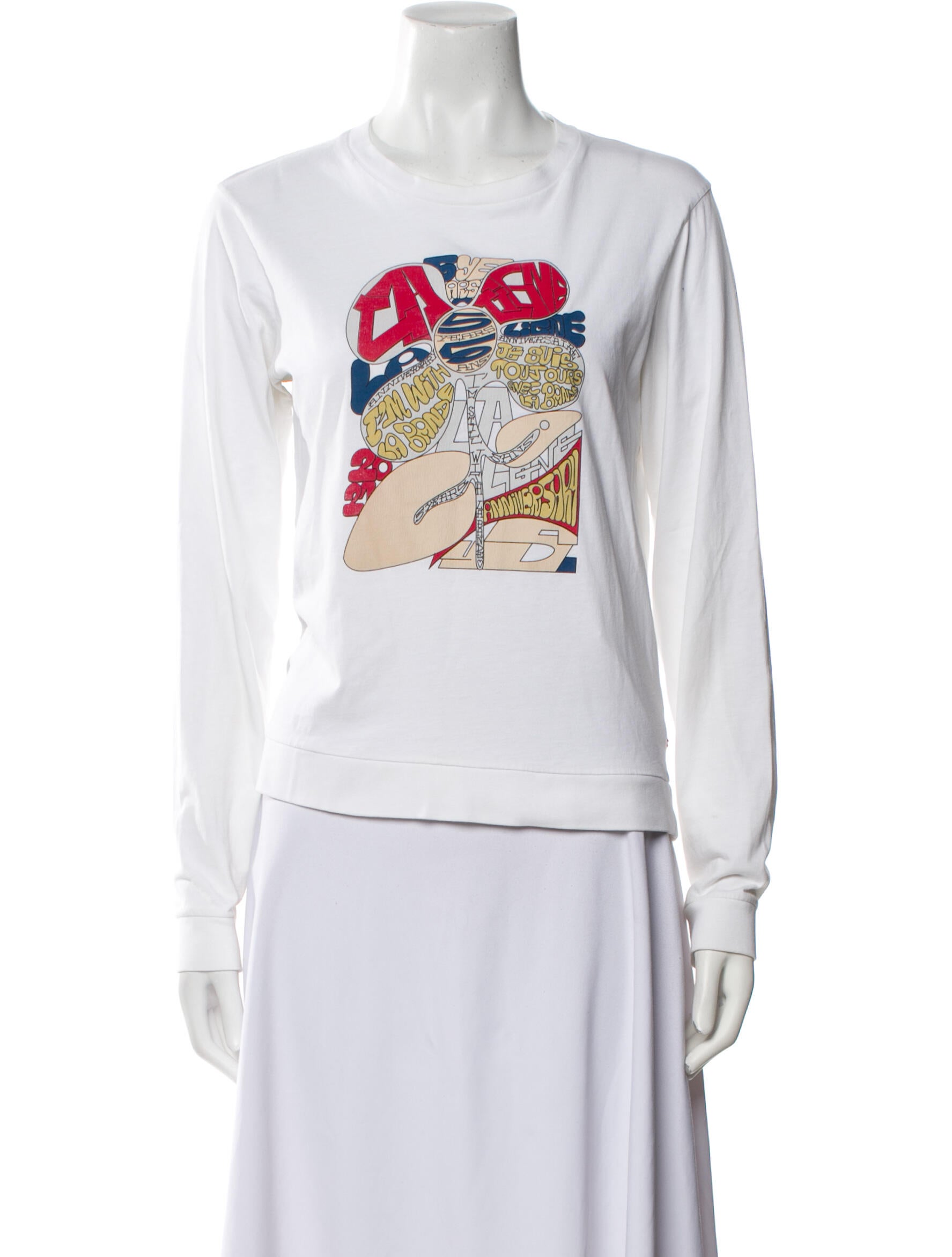 La Ligne Graphic Print Crew Neck Sweatshirt