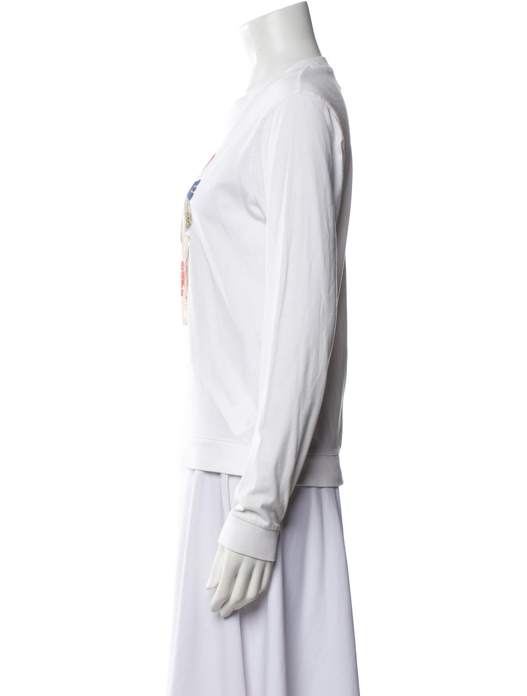 La Ligne Graphic Print Crew Neck Sweatshirt