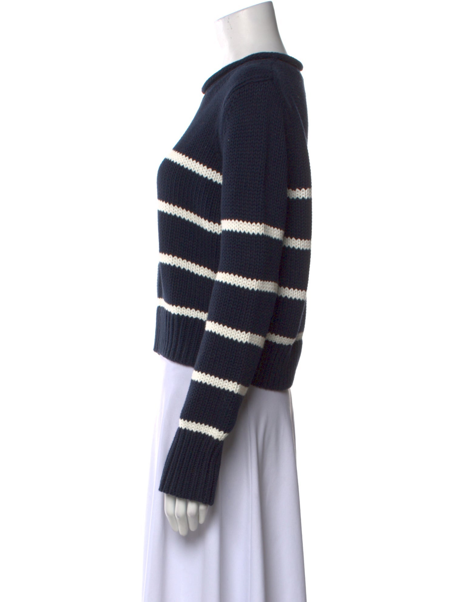 La Ligne Striped Crew Neck Sweater