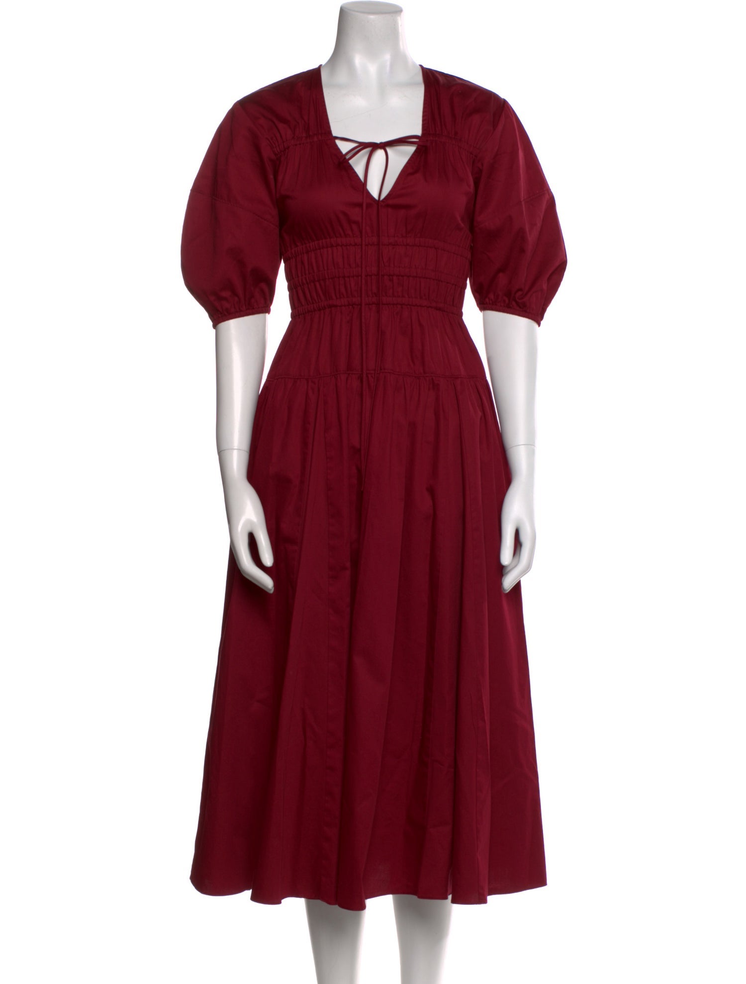 La Ligne Tie Neck Long Dress