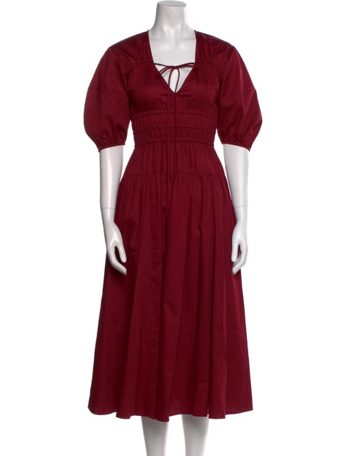 La Ligne Tie Neck Long Dress