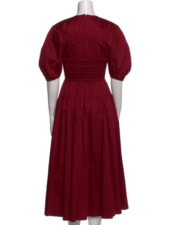 La Ligne Tie Neck Long Dress