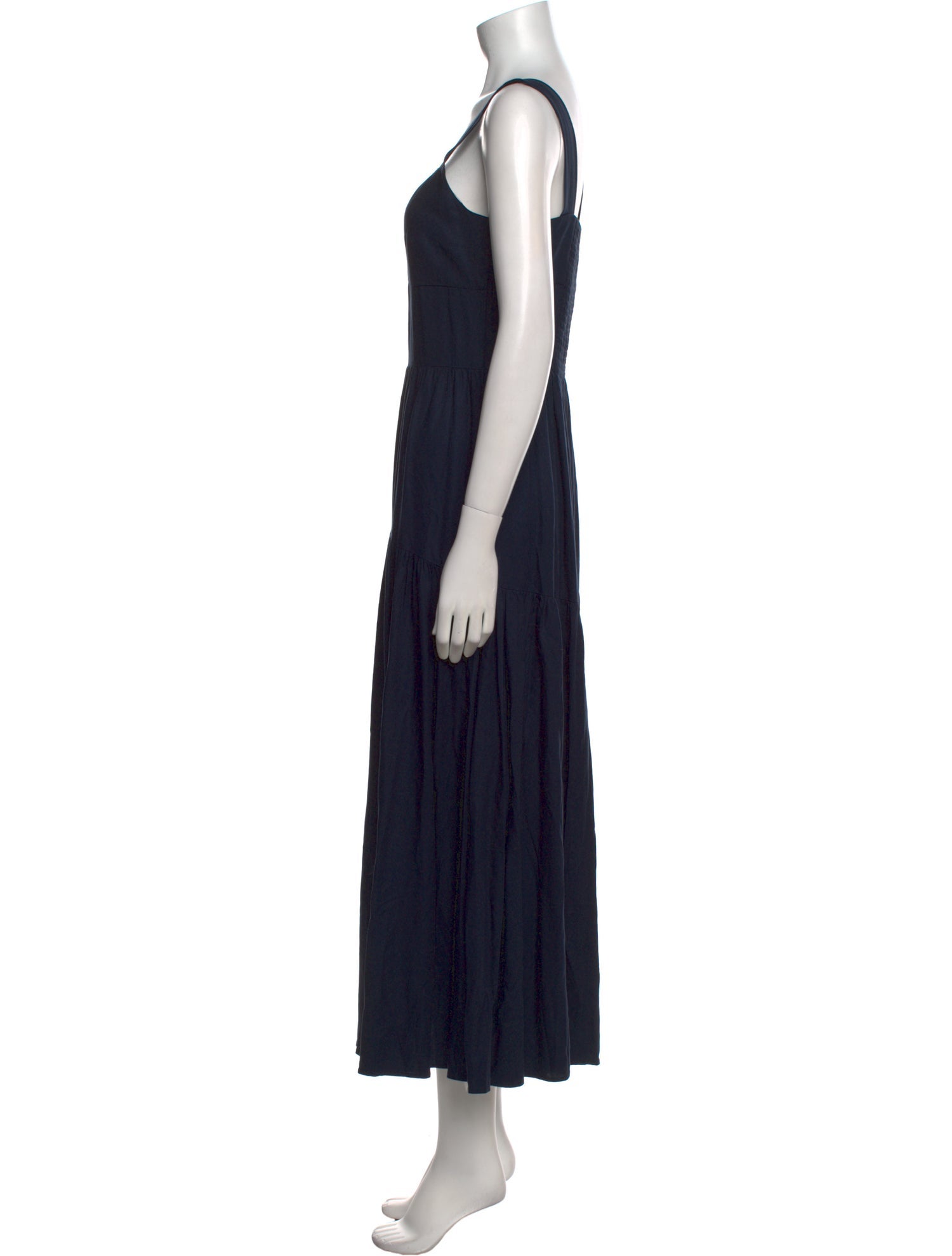 La Ligne V-Neck Long Dress