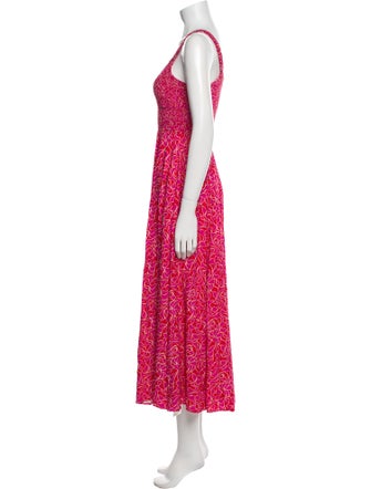 La Ligne Printed Long Dress