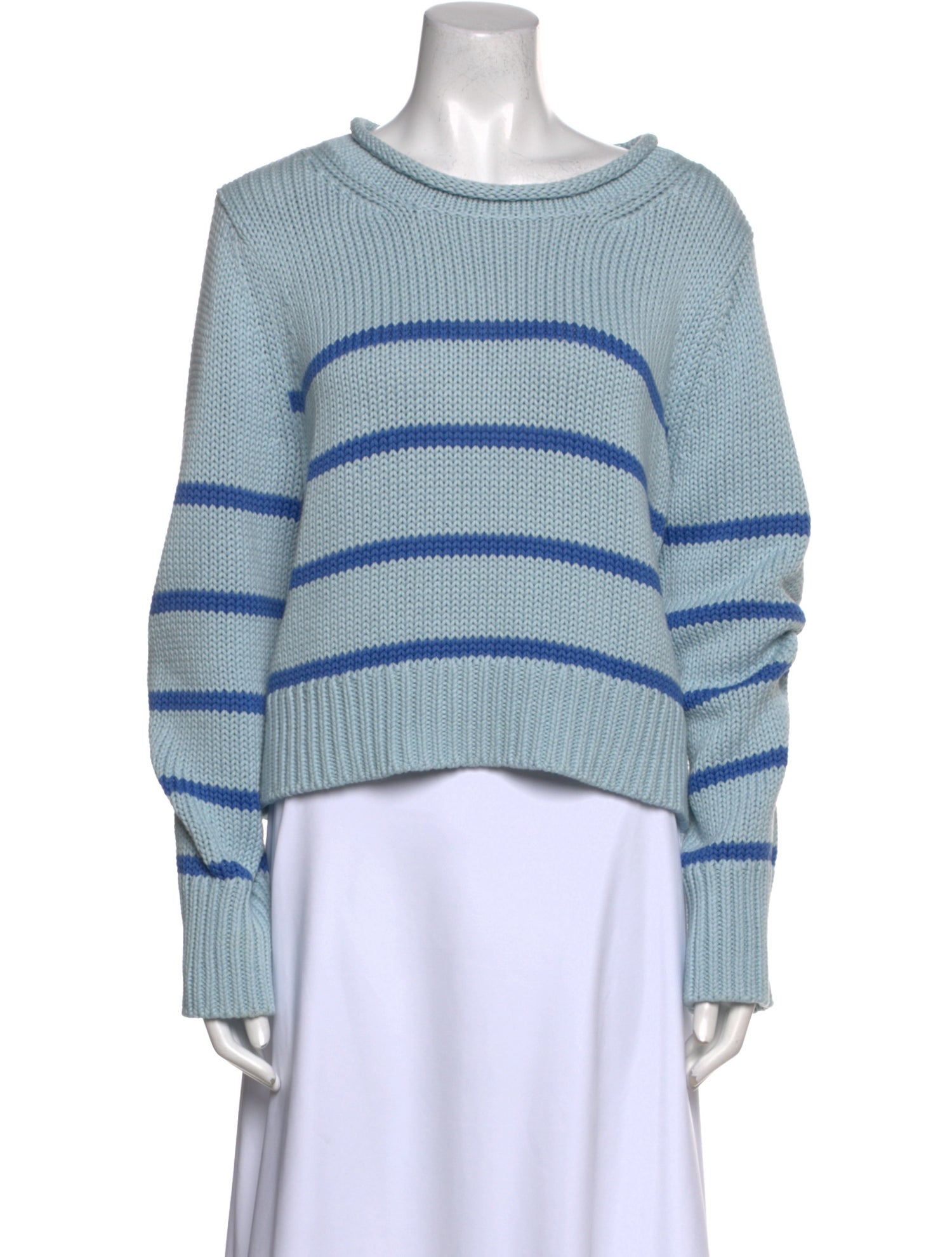 La Ligne Striped Scoop Neck Sweater
