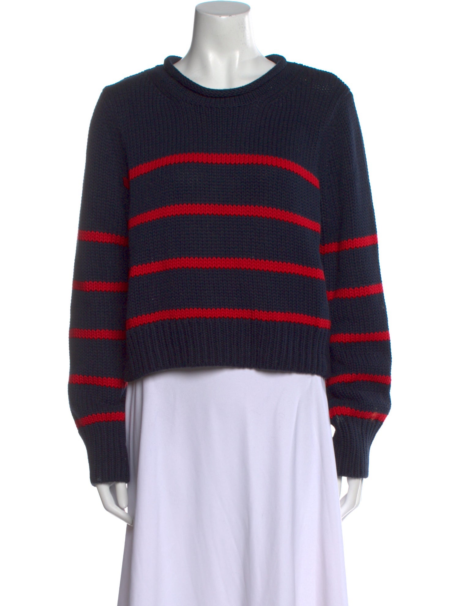 La Ligne Striped Crew Neck Sweater