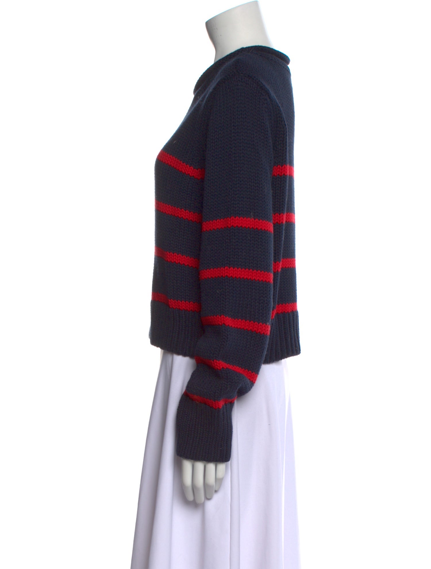 La Ligne Striped Crew Neck Sweater